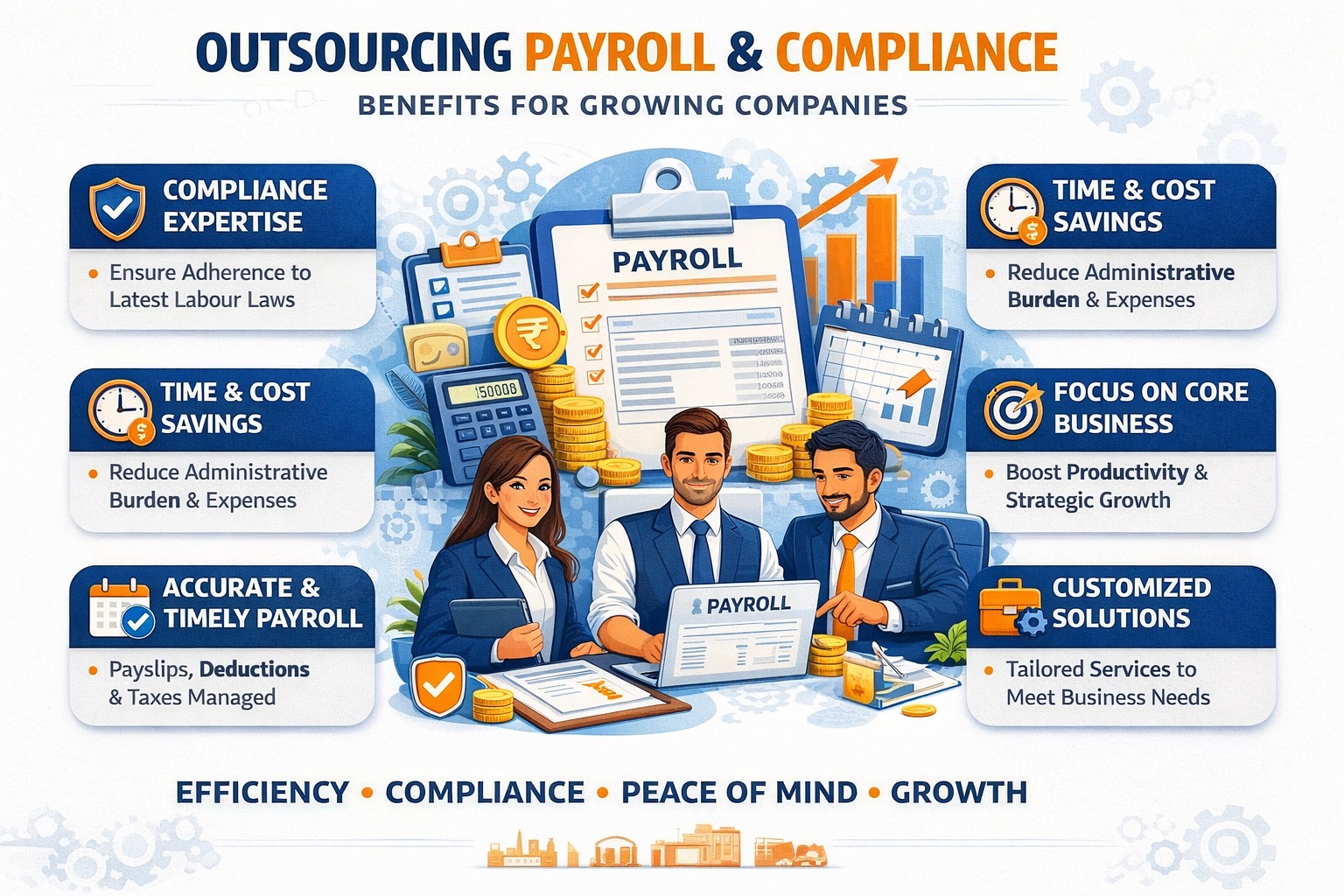 Outsourcing Payroll & Compliance: Benefits for Growing Companies